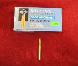 CARTUCCE PPU CAL.30-30 FPS 150 GRANI DA CACCIA