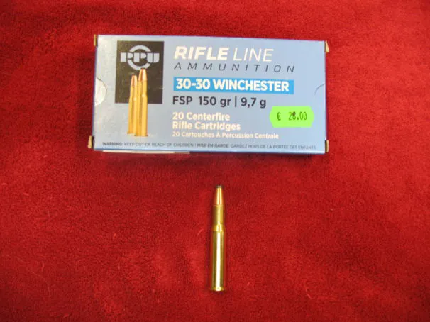 CARTUCCE PPU CAL.30-30 FPS 150 GRANI DA CACCIA