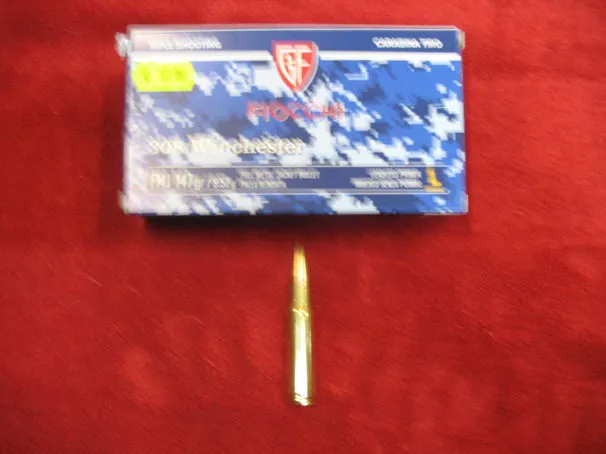 CARTUCCE FMJ DA TIRO FIOCCHI CAL.308 W. 147 GRANI