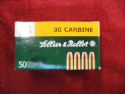 CARTUCCE SELLIER & BELLOT CAL.30 CARBINE