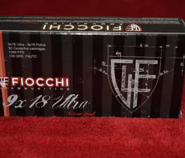 CARTUCCE , FIOCCHI , cal.9x18 , ULTRA 