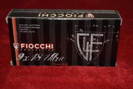 CARTUCCE FIOCCHI cal.9x18 ULTRA 