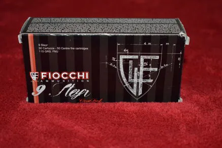CARTUCCE FIOCCHI cal.9 STEYR