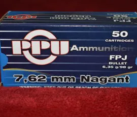 CARTUCCE , PPU , 7,62 , NAGANT