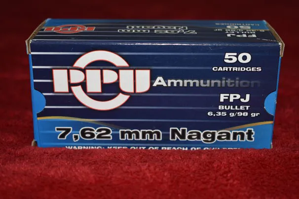 CARTUCCE PPU cal7,62 NAGANT