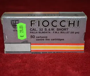 FIOCCHI cal.32 S&W SHORT