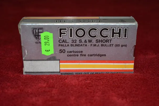 FIOCCHI cal.32 S&W SHORT