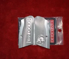 GUANCETTE , ZIGRINATE , IN , ALLUMINIO , COLOR , ARGENTO , "CORTE" , PER , TANFOGLIO , EXTREME