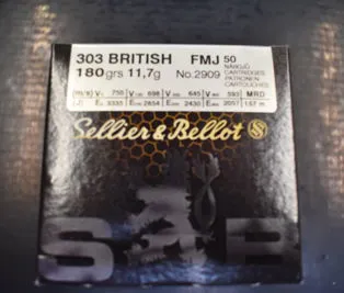 SELLIER & BELLOT CAL.303 BRITISH FMJ 180 GRS