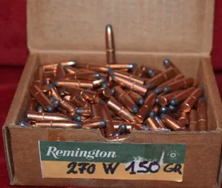 PALLE REMINGTON CAL.270W. 150 GRS SP