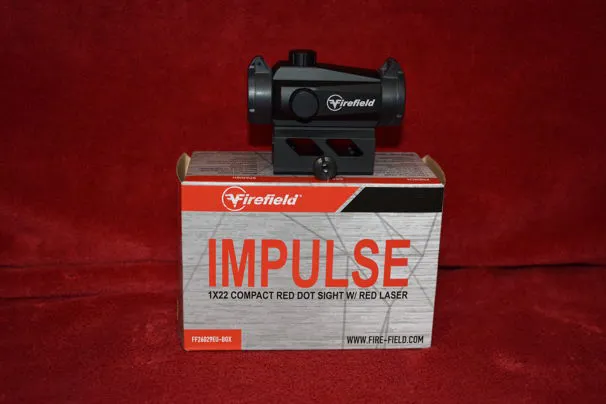 RED DOT FIREFIELD IMPULSE 1X22 COMPACT RED DOT W/RED LASER