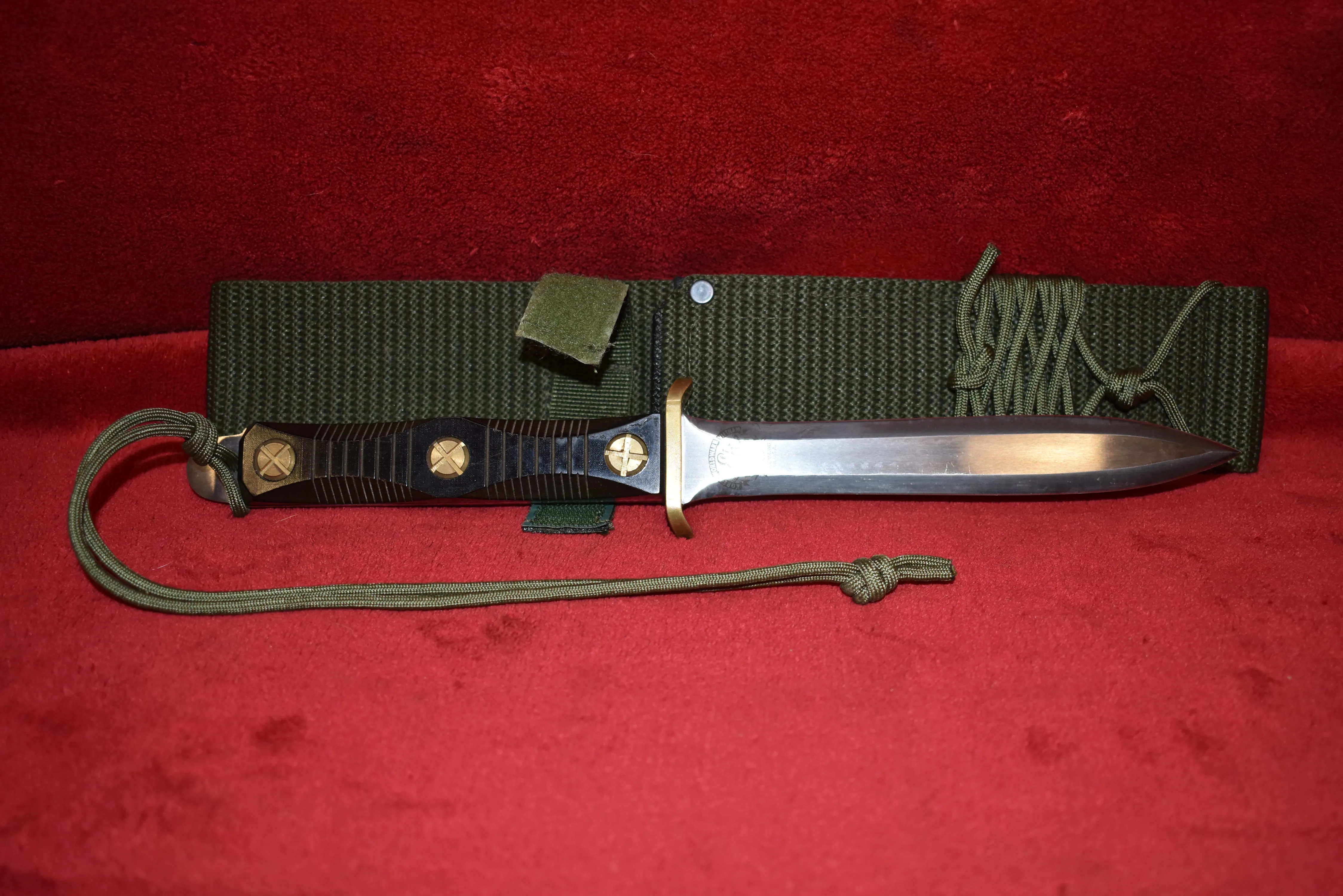 RARISSIMO PUGNALE MILITARE DA COLLEZIONE JHON EK RICHMOND VA U.S.A.
