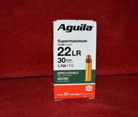 CARTUCCE AGUILA SUPERMAXIMUN cal.22LR 30 GRAINS 1700 FPS