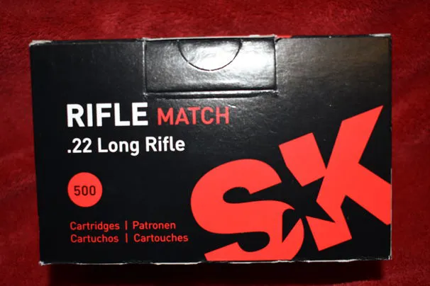 CARTUCCE SK RIFLE MATCH CAL.22LR