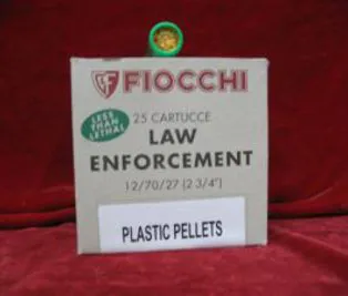 CARTUCCE FIOCCHI PER DIFESA ABITATIVA NO KILL CON GRANULI IN PLASTICA